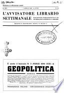 L'avvisatore librario settimanale bollettino bibliografico