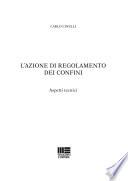 L'azione di regolamento dei confini
