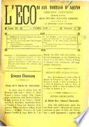 L'eco di San Tommaso d'Aquino periodico scientifico letterario