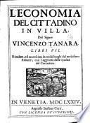 L'economia del cittadino in villa