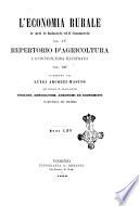 L'economia rurale, le arti ed il commercio