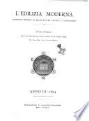 L'edilizia moderna periodico mensile di architettura pratica e costruzione