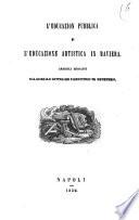 L'educazion pubblica e l'educazione artistica in Baviera articoli estratti dal giornale letterario e scientifico Il lucifero [Giuseppe Aurelio Lauria]