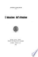 L'educazione dell' attenzione