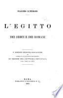 L'Egitto dei Greci e dei Romani