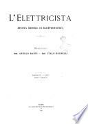 L'elettricista rivista mensile di elettrotecnica