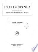 L'elettrotecnica giornale ed atti della Associazione elettrotecnica ed elettronica italiana