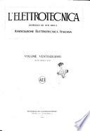 L'elettrotecnica giornale ed atti della Associazione elettrotecnica ed elettronica italiana