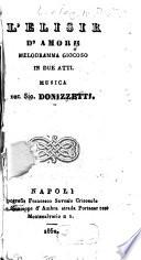 L' elisir d'amore