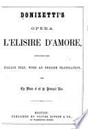 L'Elisire D'amore