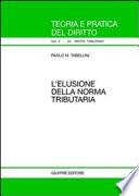 L'elusione della norma tributaria