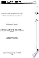 L'emigrazione in Sicilia, 1652-1961