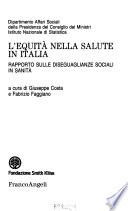 L'equità nella salute in Italia