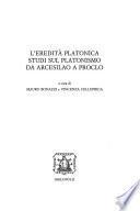 L'eredità platonica