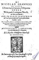 L'Eremita, la Carcere, e'l Diporto; (etc.)
