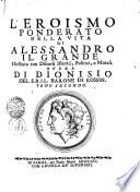 L'EROISMO PONDERATO NELLA VITA DI ALESSANDRO IL GRANDE