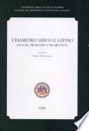 L'esametro greco e latino