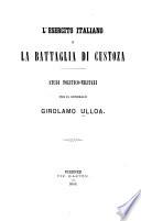 L'esercito italiano e la battaglia di Custoza