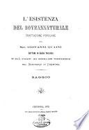 L'esistenza del sovrannaturale trattazione popolare