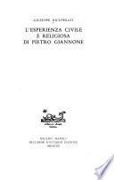 L'esperienza civile e religiosa di Pietro Giannone