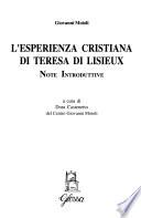 L'esperienza cristiana di Teresa di Lisieux