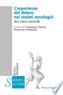 L'esperienza del dolore nei malati oncologici. Una ricerca nazionale