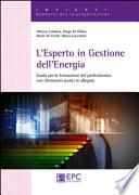L'esperto in gestione dell'energia. Guida per la formazionre del professionista con riferimenti pratici in allegato