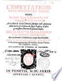 L'espettatione dell'incarnato verbo, ouero Prediche sopra le domeniche dell'Auuento, e feste correnti, ... del M. reu.do D. Alessandro Calamato, messinese ... Con l'aggiunta delle sententie scelte, latine, appropriate alle prediche di tutto l'anno; del medesimo autore