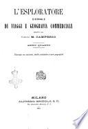 L'esploratore giornale di viaggi e di geografia commerciale