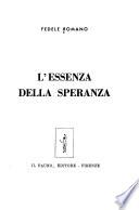 L'essenza della speranza