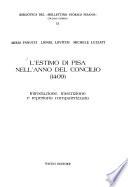 L'Estimo di Pisa nell'anno del Concilio (1409)