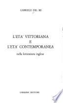 L'età vittoriana e l'età contemporanea nella letteratura inglese