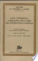 L'età vittoriana: l’immagine dell’uomo fra letteratura e scienza