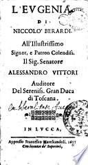 L'Eugenia di Niccolo Berardi