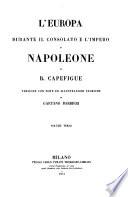 L'Europa durante il Consolato e l'Impero di Napoleone