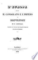 L'Europa durante il consolato e l'impero di Napoleone