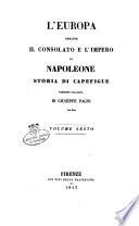 L'Europa durante il consolato e l'impero di Napoleone storia di Capefigue