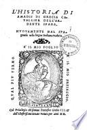 L' historia di Amadis di Grecia cavallier dell'ardente spada