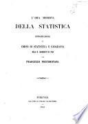 L'idea moderna della statistica introduzione al corso di statistica e geografia nella R. università di Pisa per Francesco Protonotari