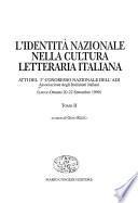 L'identità nazionale nella cultura letteraria italiana