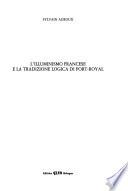 L'illuminismo francese e la tradizione logica di Port-Royal