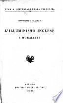L'illuminismo inglese, i moralisti