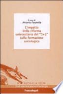 L'impatto della riforma universitaria del 3+2 sulla formazione sociologica