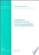L'impedimento di parentela legale