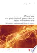 L'impresa nel processo di governance della competizione