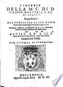 L'imprese della M. C. di D. Filippo d'Austria II. Re di Spagna. Rappresentate nel tumulo per la sua morte eretto dalla fedelissima città dell'Aquila. Ordinate, descritte,&dichiarate da Felice Benedetti