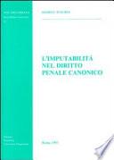 L'imputabilità nel diritto penale canonico