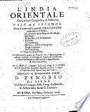 L'India orientale... Del P. abbate D. Clemente Tosi