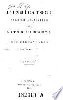 L'Indicatore storico-statistico della citta di Monga e suo circondario