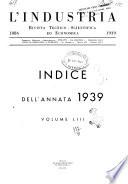 L'industria rivista tecnica ed economica illustrata
